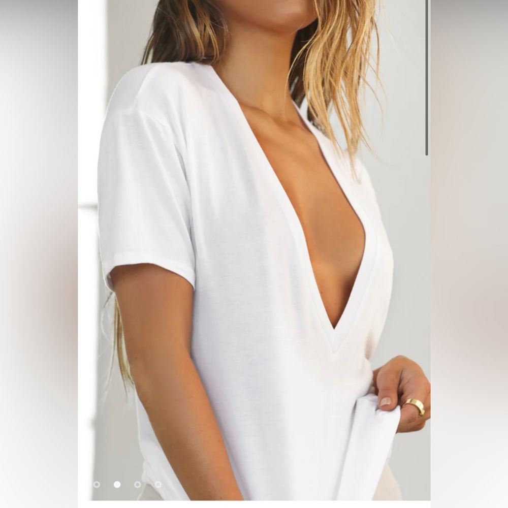 Sold out Joah Brown deep plunge v neck S/M